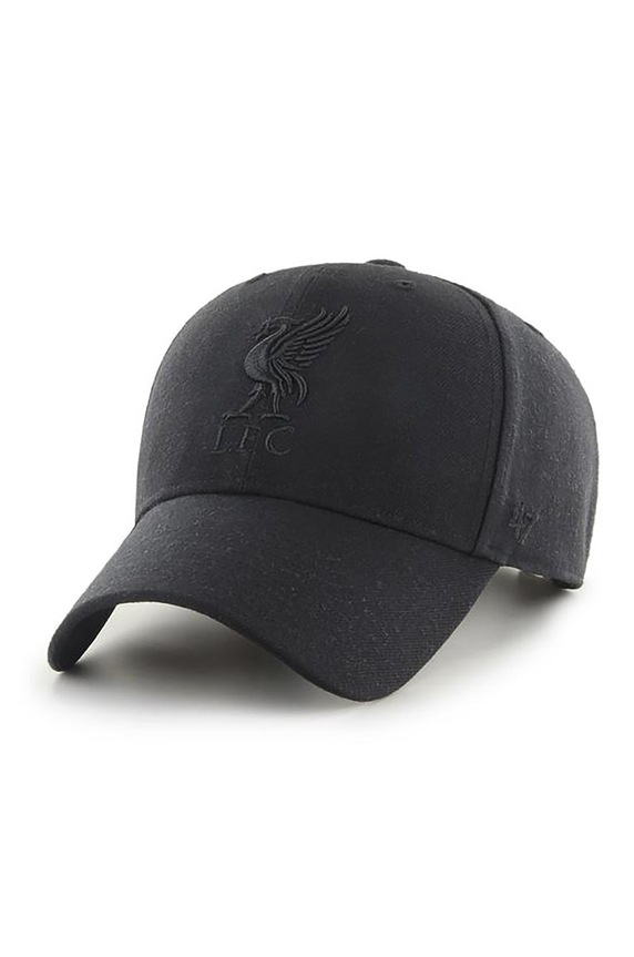 Καπέλο 47 brand MLB New York Yankees Liverpool FC απλικέ μαύρο EPL.MVPSP04WBP.BK