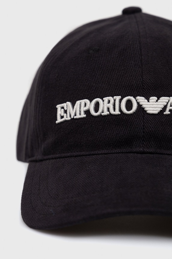 Bavlnená čiapka Emporio Armani 627901.CC994.NOS tmavomodrá AA00