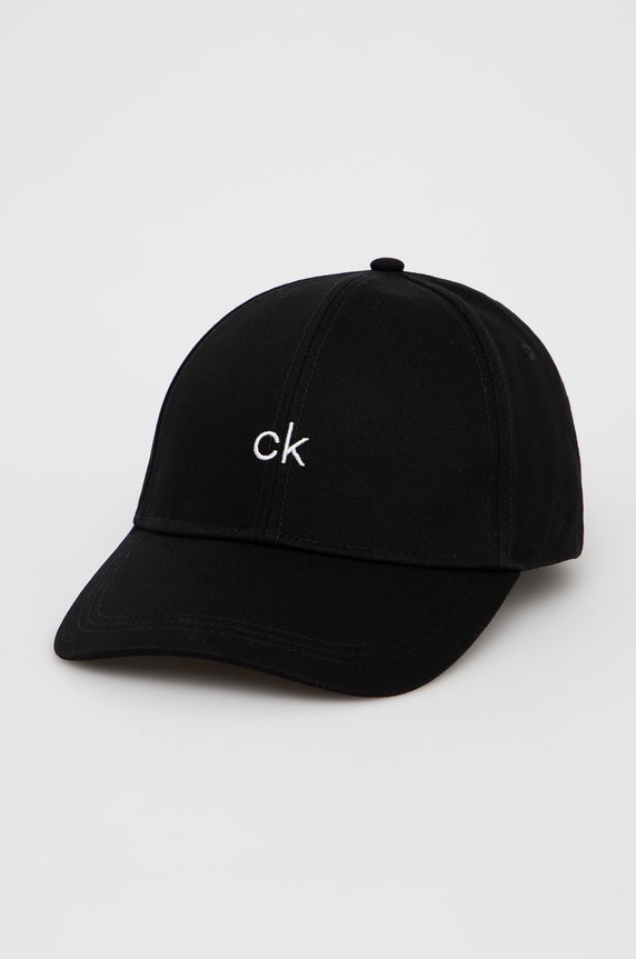 Calvin Klein Czapka aplikacja czarny K50K506087.NOS