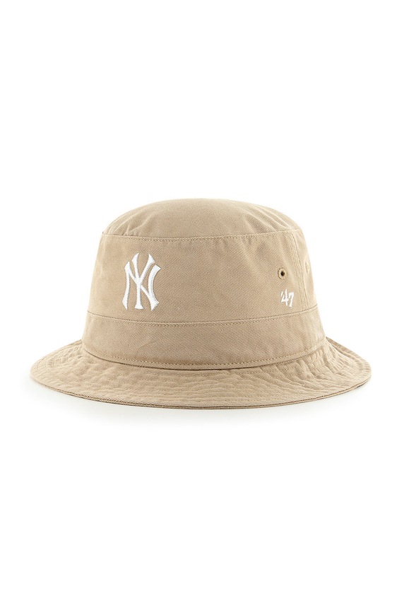 47 brand Kapelusz MLB New York Yankees bawełna beżowy B.BKT17GWF.KHD