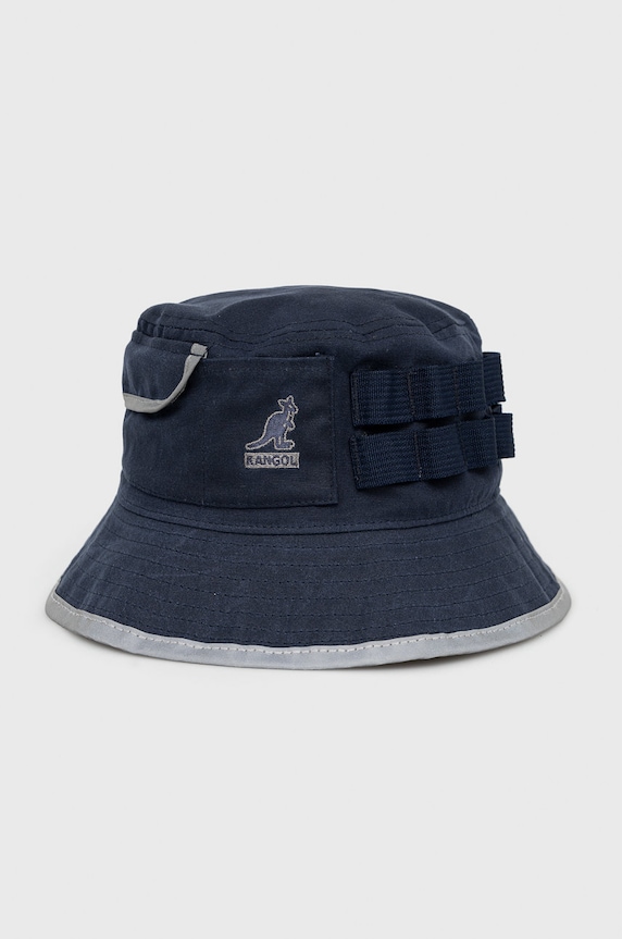 Бавовняний капелюх Kangol бавовна темно-синій K5328.DB404