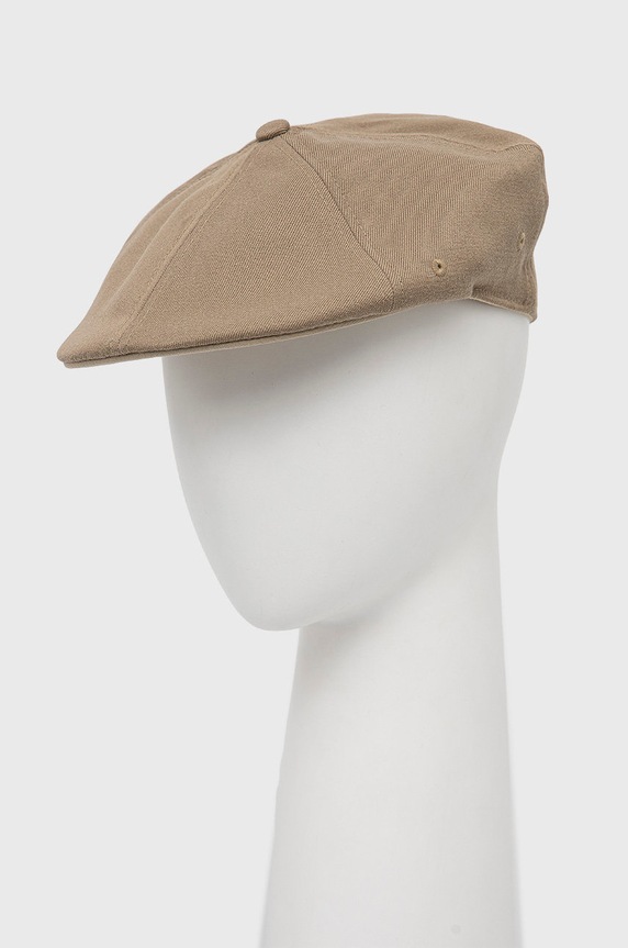 Čepice z vlněné směsi Kangol s příměsí vlny béžová K0873CO.TP207