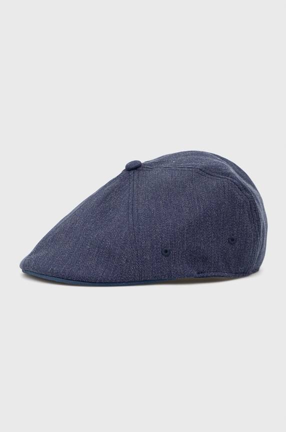 Čepice z vlněné směsi Kangol s příměsí vlny námořnická modř K0873CO.DN425