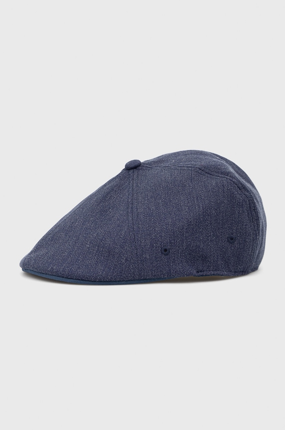 Čepice z vlněné směsi Kangol s příměsí vlny námořnická modř K0873CO.DN425