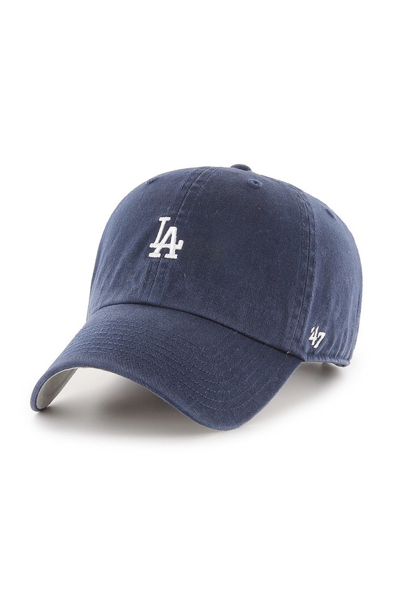 Καπέλο 47 brand MLB Los Angeles Dodgers απλικέ σκούρο μπλε B.BSRNR12GWS.NYC