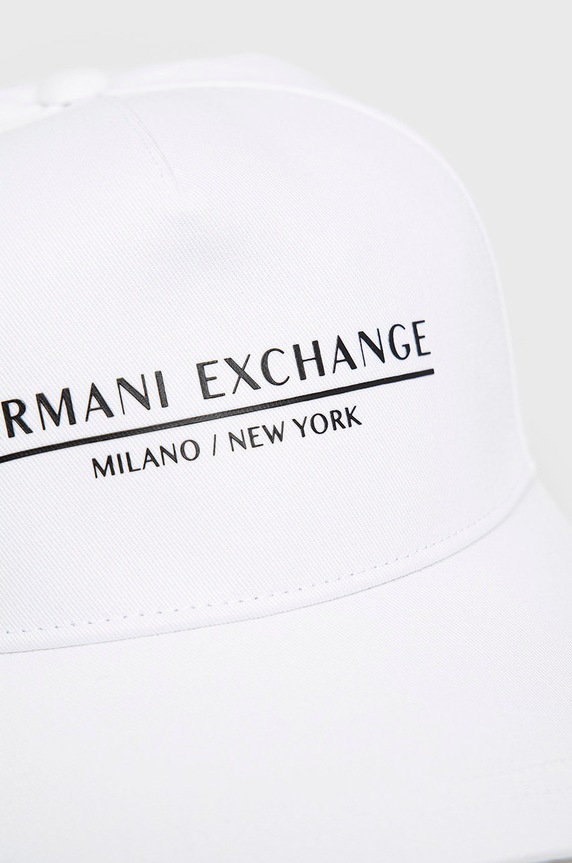 Bavlnená čiapka Armani Exchange 954202.CC150.NOS biela AA00