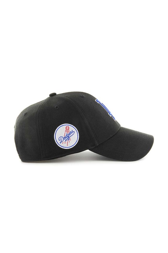 Čiapka s prímesou vlny 47 brand MLB Los Angeles Dodgers čierna B.SUMVP12WBP.BK