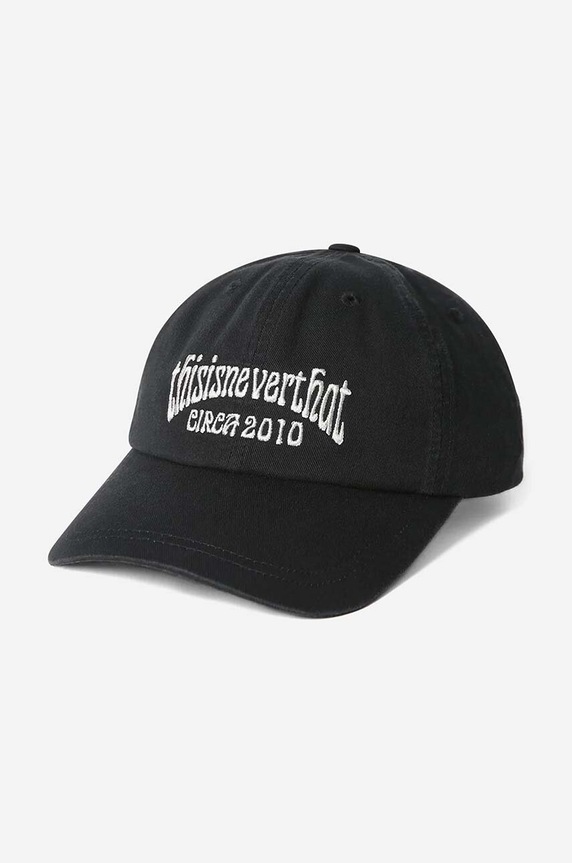 thisisneverthat cotton baseball cap RS T-Logo Cap cotton black TN231WHWBC03