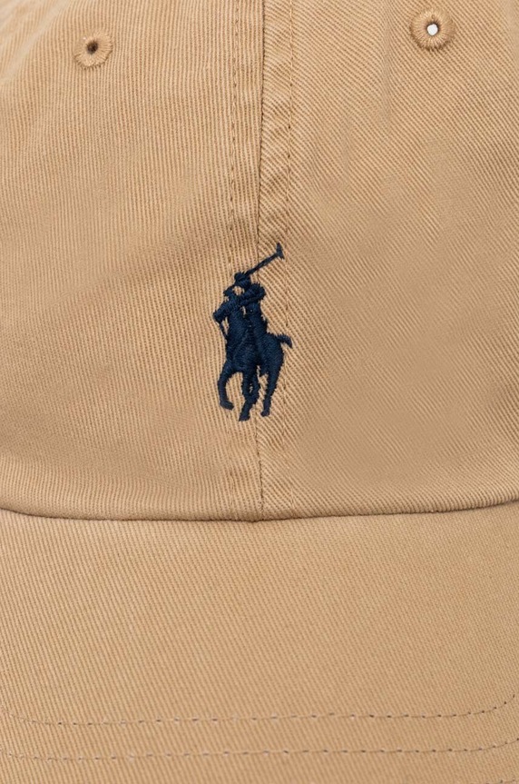 Polo Ralph Lauren czapka z daszkiem bawełniana 710548524 beżowy AA00