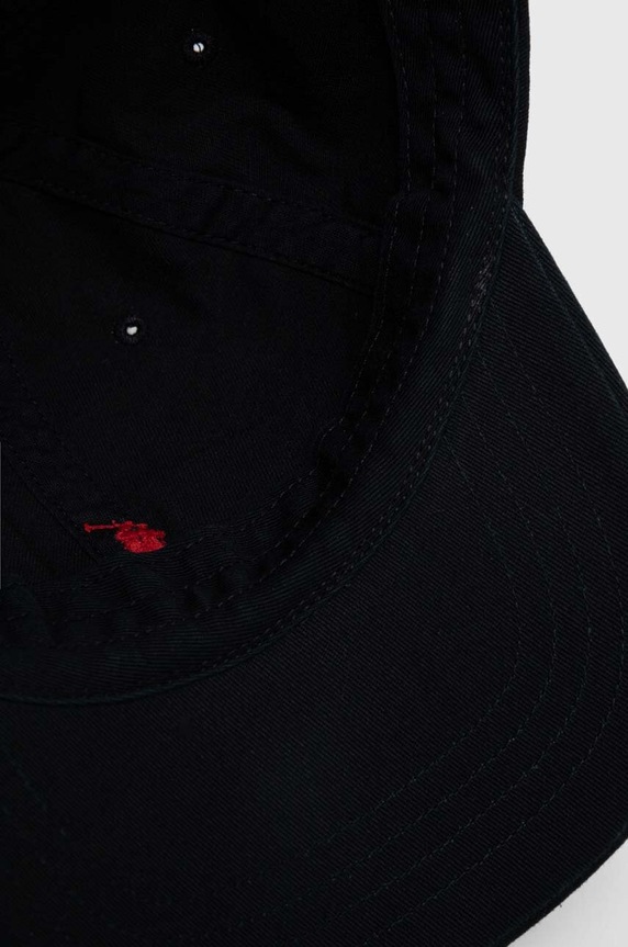 Bavlnená šiltovka Polo Ralph Lauren čierna 710548524