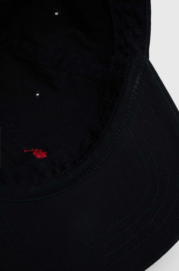 Bavlnená šiltovka Polo Ralph Lauren čierna 710548524