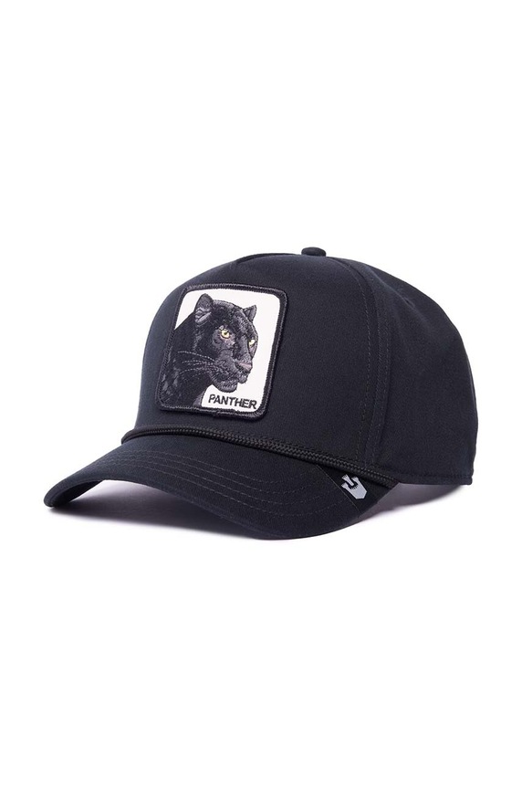 Goorin Bros czapka z daszkiem bawełniana Panther czarny 101.1108