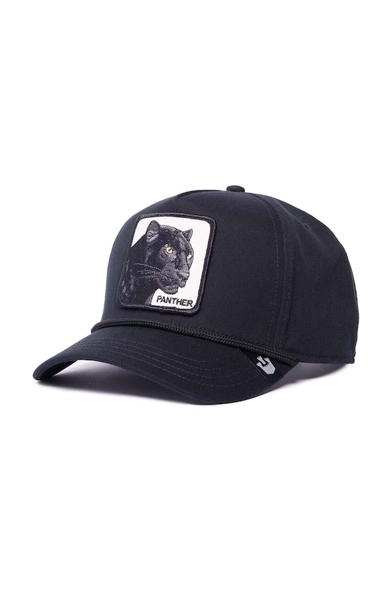 Goorin Bros czapka z daszkiem bawełniana Panther czarny 101.1108