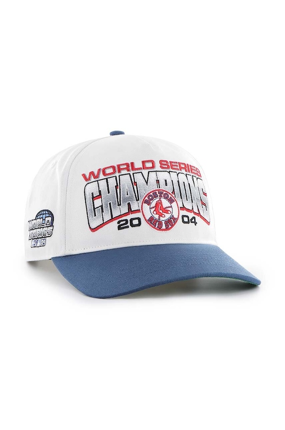 Bavlnená šiltovka 47 brand MLB Boston Red Sox BCWS.ARCHH02CTP.WH04 biela AA00