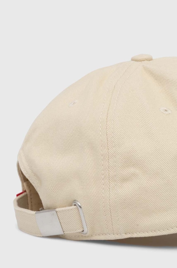 Αξεσουάρ Βαμβακερό καπέλο του μπέιζμπολ Diesel C-RUN-WASH A11361.0BLAA μπεζ