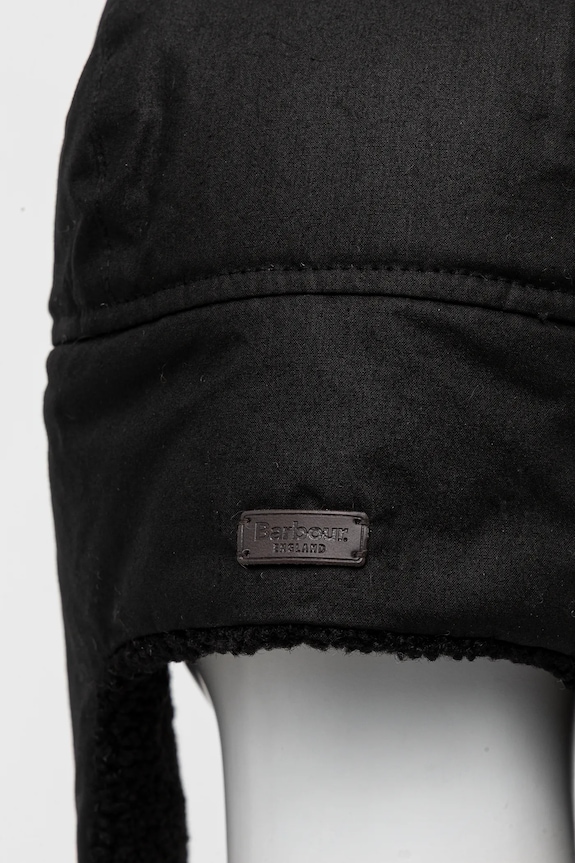 Pamučna kapa Barbour crna MHA0710