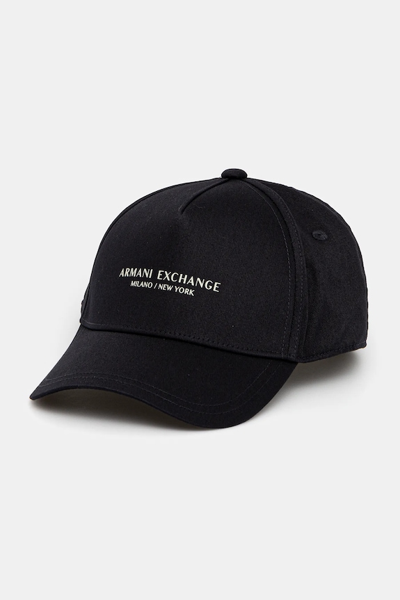 Bavlnená šiltovka Armani Exchange bavlna čierna XM001694.AF15502.NOS
