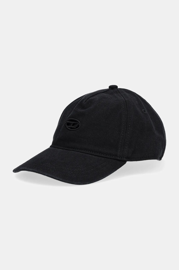 Diesel pamut baseball sapka C-BELL-D sima fekete A19422.0BLAA