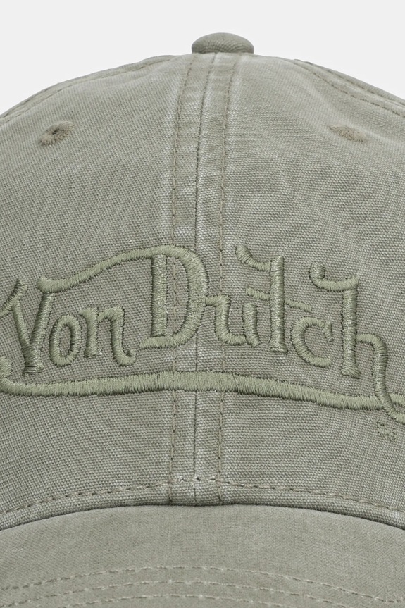 Von Dutch czapka z daszkiem bawełniana VD.0.CAS1.FORESTNK zielony AA00