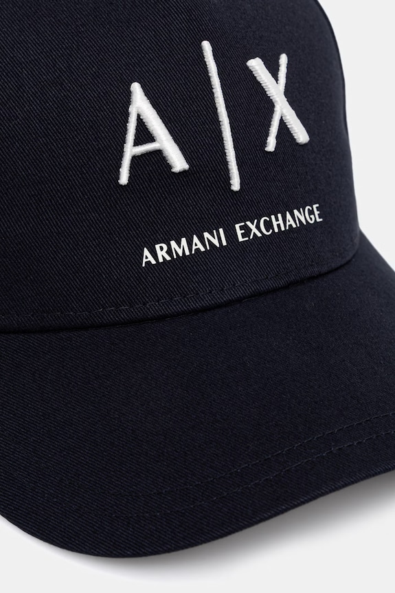 Armani Exchange czapka bejsbolowa męska bawełniana XM002696.AF15502.NOS granatowy AA00