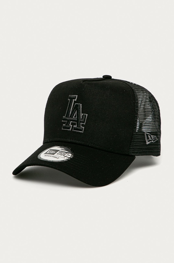 New Era Czapka BOB OUTLINE TEAM LOGO 9FORTY® AF TRUCKER aplikacja czarny 12523912