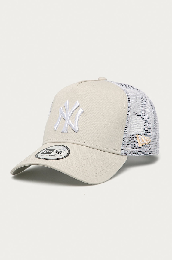 Čiapka New Era LEAGUE ESSENTIAL 9FORTY® EF TRUCKER bavlna béžová 12523893