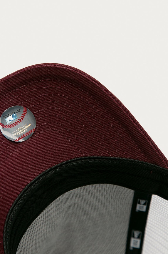 Kapa na šilt New Era bordo 12523895