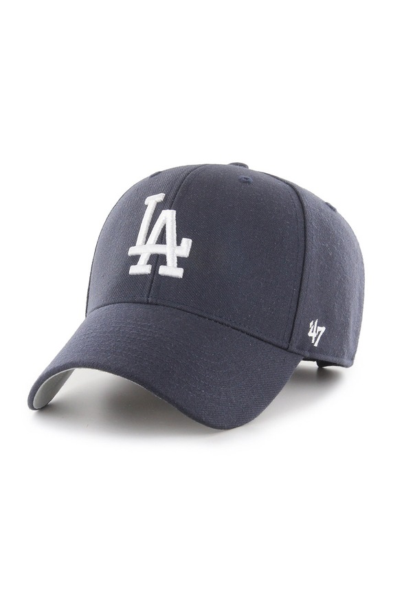 Čepice 47brand MLB Los Angeles Dodgers s příměsí vlny námořnická modř B.MVP12WBV.NYD