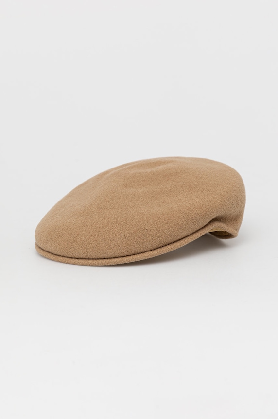 Kangol Kaszkiet wełniany wełna beżowy 0258BC.CM227