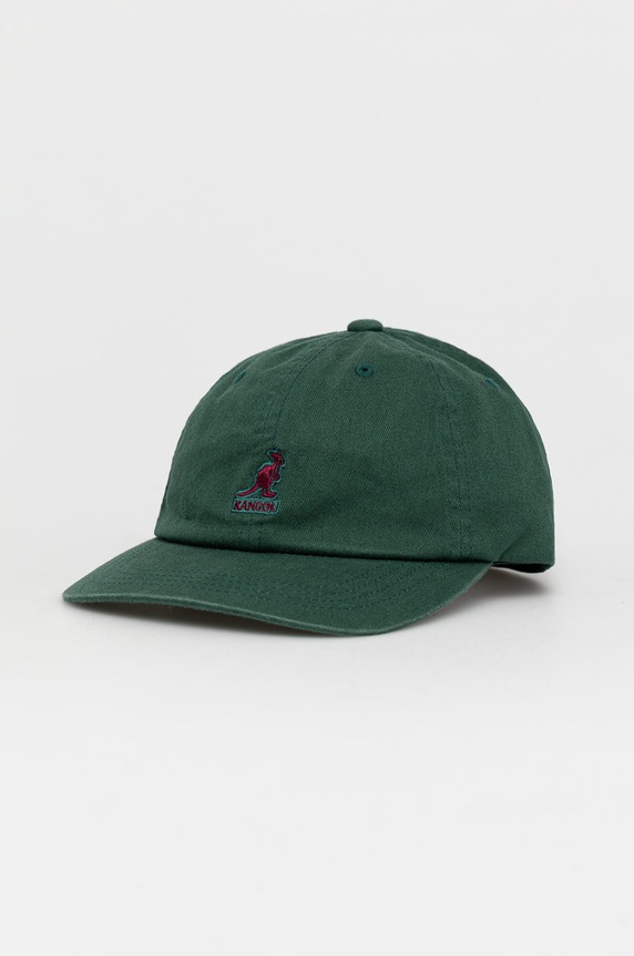 Čepice Kangol bavlna zelená K5165HT.AL351