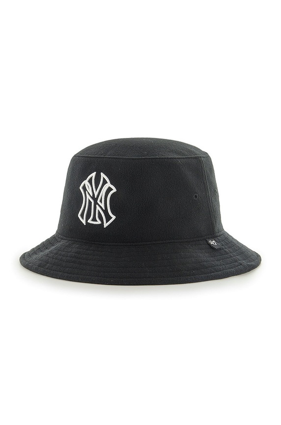 47 brand Kapelusz MLB New York Yankees aplikacja czarny B.FLCBK17PFF.BK