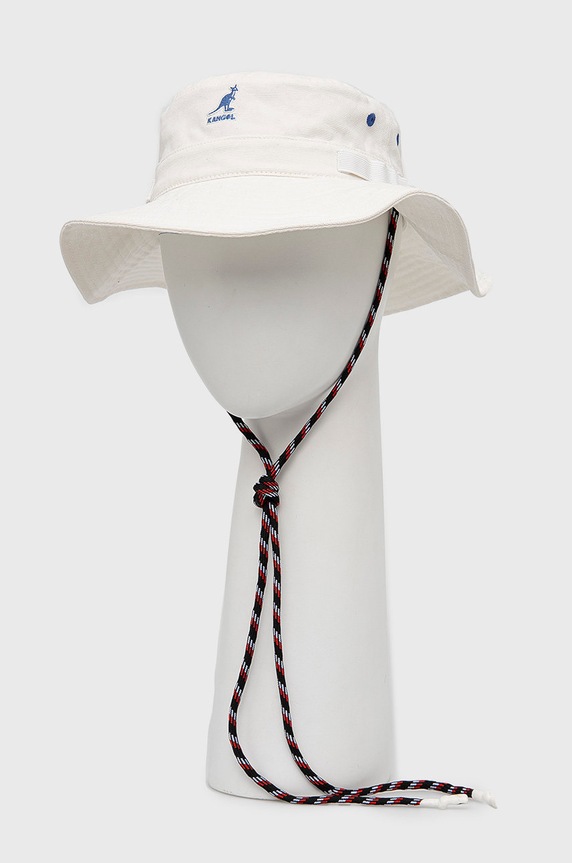 Kangol pălărie din bumbac bumbac alb K5302.OF101