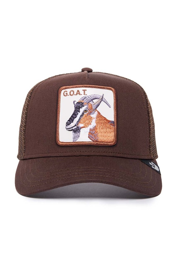 Goorin Bros kapa s šiltom The GOAT Potisk rjava 101.0385