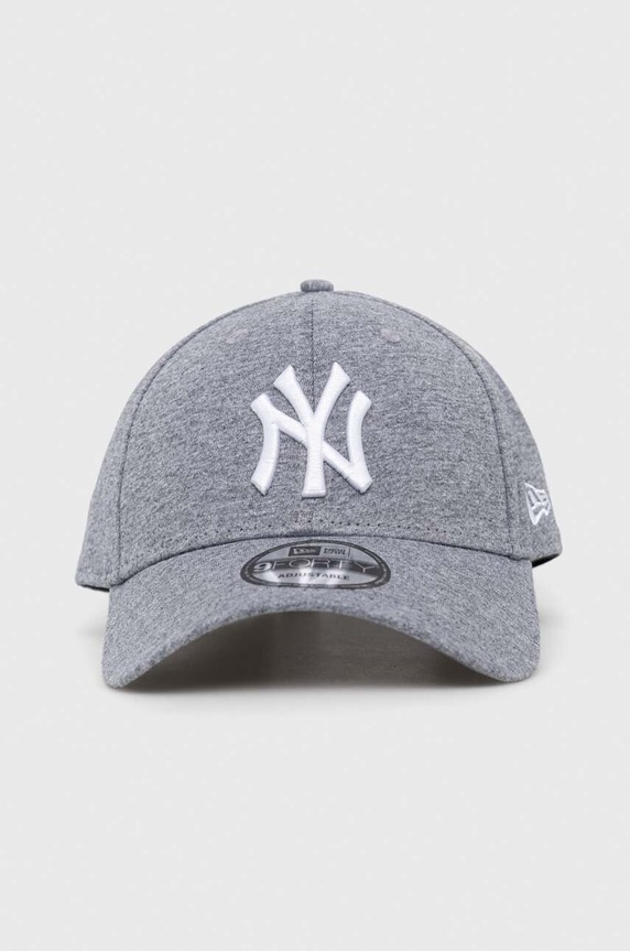 Bavlnená šiltovka New Era JERSEY ESSENTIAL 9FORTY® 12523896 sivá AA00