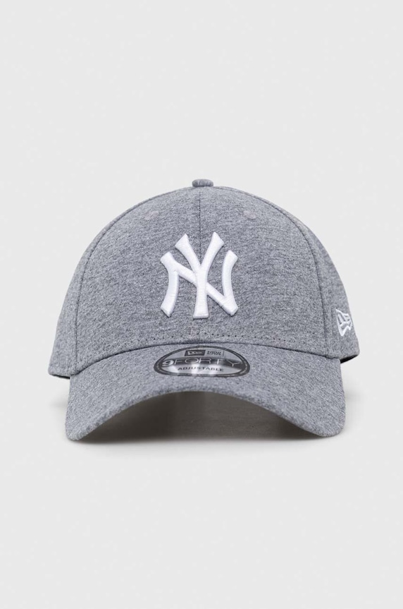 Bavlnená šiltovka New Era JERSEY ESSENTIAL 9FORTY® 12523896 sivá AA00