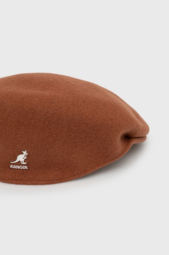 Kangol kaszkiet wełniany 0258BC.MH240 brązowy AA00