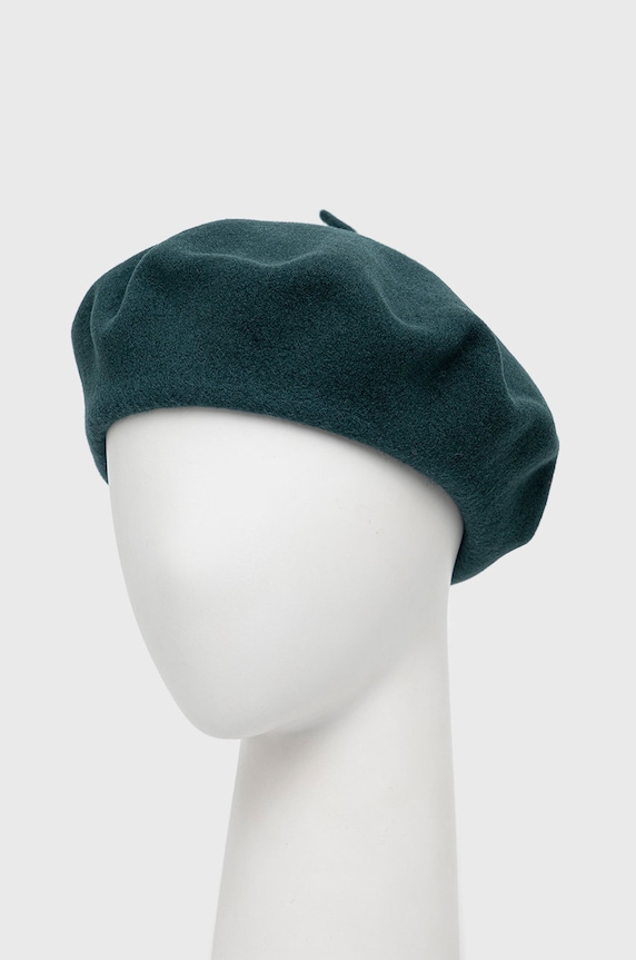 Kangol beret wełniany wełna zielony 3388BC.PN317