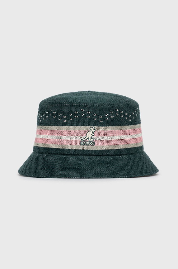 Kangol palarie din amestec de lana cu un amestec de lana verde K3585.PN317