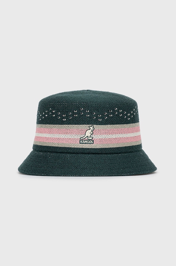Kangol palarie din amestec de lana cu un amestec de lana verde K3585.PN317
