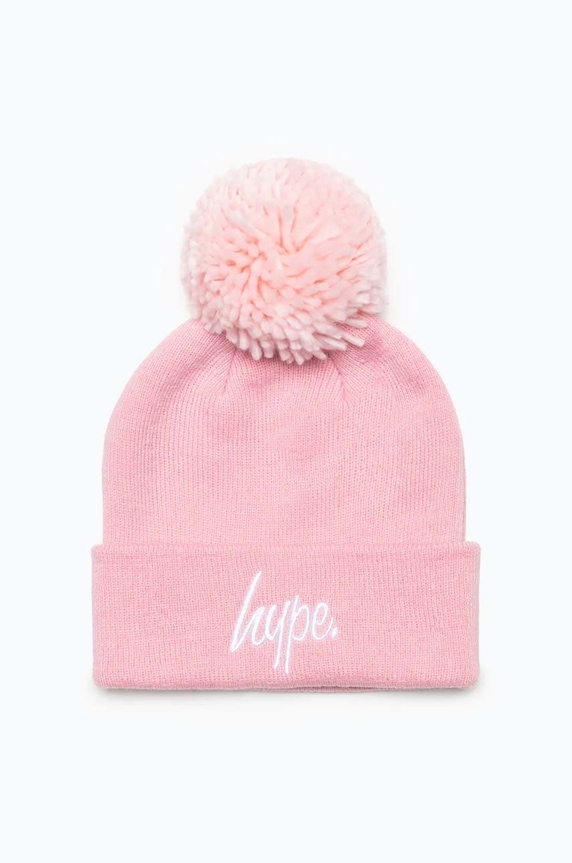 Hype czapka aplikacja różowy YVLR.714