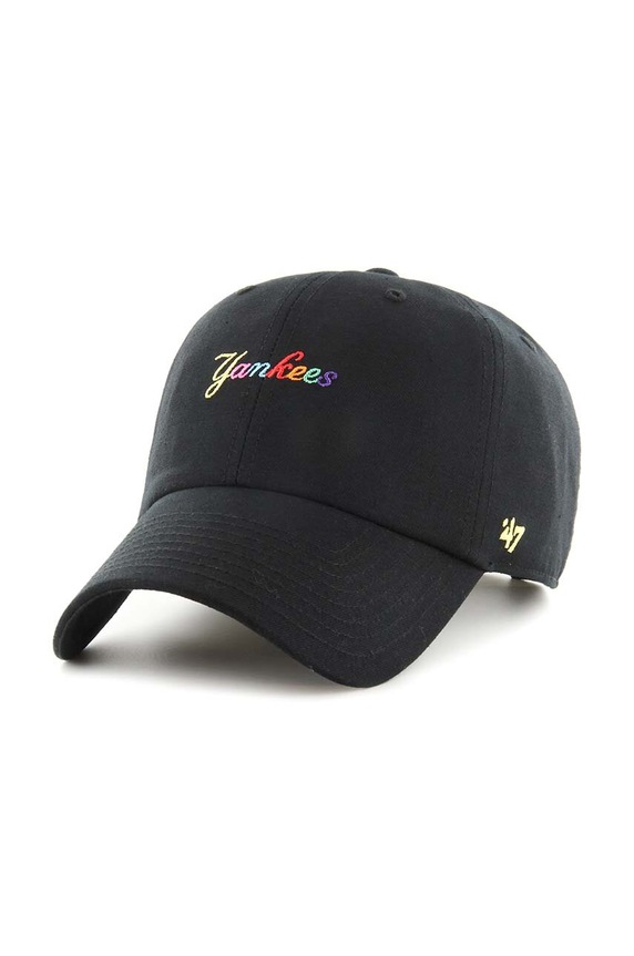 Καπάκι με μείγμα μαλλί 47 brand MLB New York Yankees με μείγμα μαλλιού μαύρο B.MCSCR17GWS.BKA