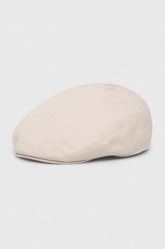 Kangol kaszkiet bawełniany bawełna beżowy K4274HT.KH262