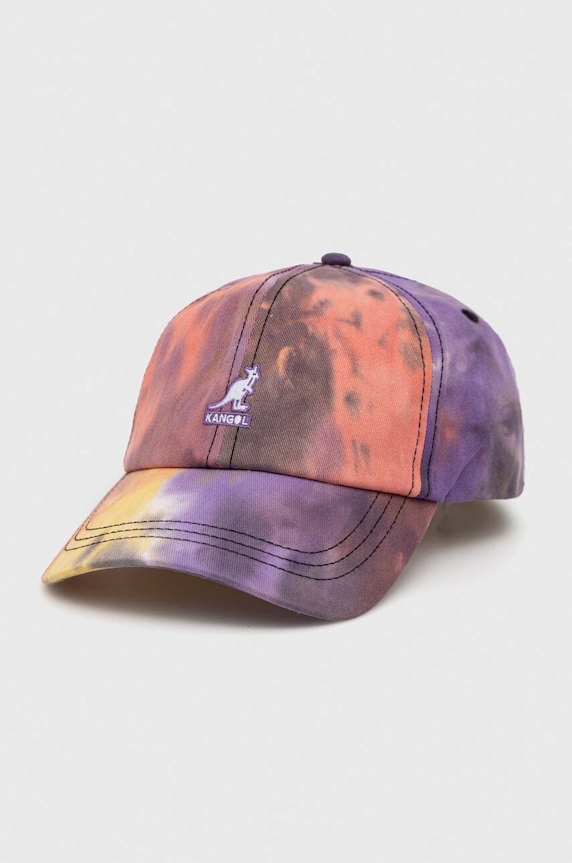 Kangol czapka z daszkiem bawełniana wzorzyste multicolor K4360.GL467