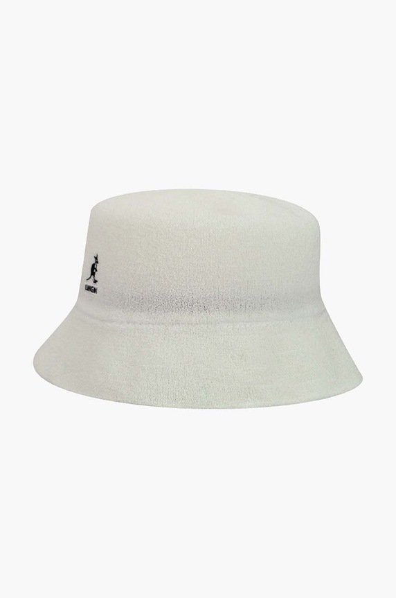 Kangol pălărie Bermuda Bucket alb K3050ST.WHITE