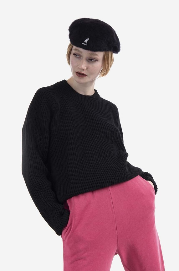 Kangol wool blend bakerboy hat Furgora K3016ST black AA00