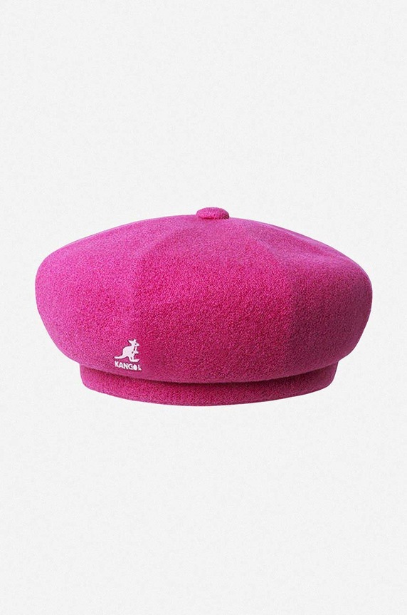 Kangol wool beret Wool Jax K3107ST ELECTRIC PINK plain pink K3107ST