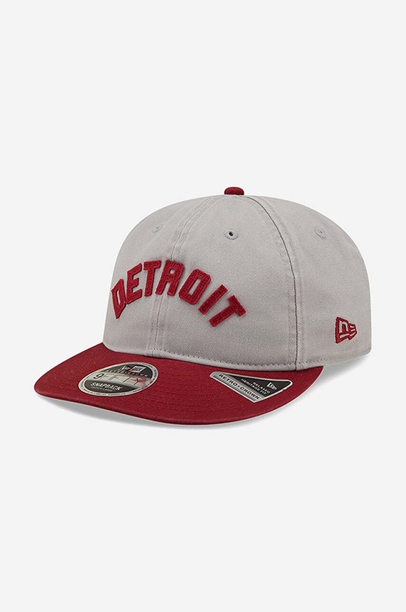 New Era cotton baseball cap Retro Crown cotton gray 60222299