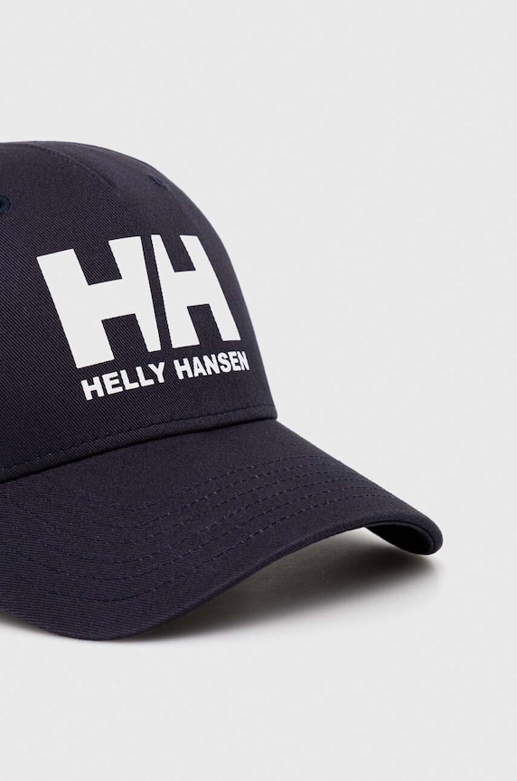 Helly Hansen snapback din bumbac Czapka Helly Hansen HH Ball Cap 67434 bleumarin SS26