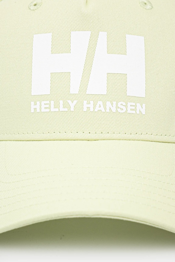 Βαμβακερό καπέλο του μπέιζμπολ Helly Hansen Czapka Helly Hansen HH Ball Cap 67434 001 67434 πράσινο SS26