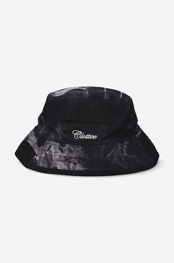 Двухсторонняя хлопковая шляпа CLOTTEE узор чёрный CTHT6003.BLACK